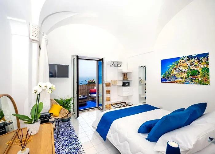 게스트하우스 Luxury Maison Cherie - Charme & Sea View 포지타노